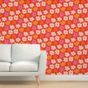 Large Scale - Retro Summer Daisy Flowers