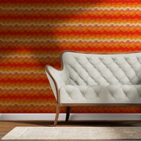 Large Scale - Retro Summer Groovy Stripes