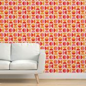 Bigger Scale Retro Summer Geometric Circles