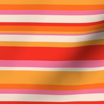 Smaller Scale Retro Summer Stripes