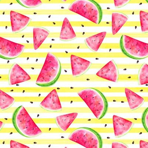 Small Watermelons Yellow Stripe