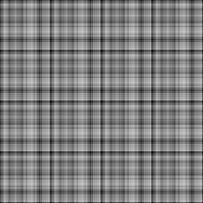 Neutral Grey Fine Line Plaid - Small Scale for Apparel