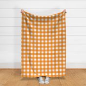 Orange Gingham - Large (Fall Rainbow Collection)