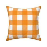 Orange Gingham - Large (Fall Rainbow Collection)