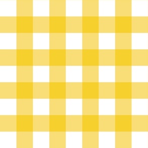 Yellow Gingham - Large (Fall Rainbow Collection)