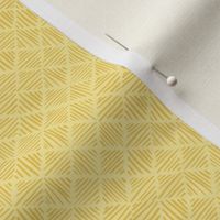 Small Scale Monochromatic Geometric Lines Sand Yellow