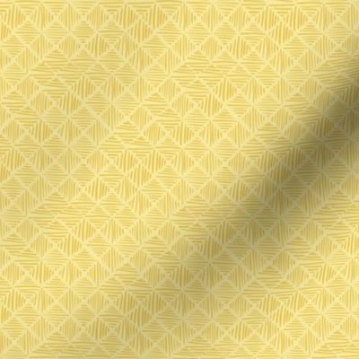 Small Scale Monochromatic Geometric Lines Sand Yellow