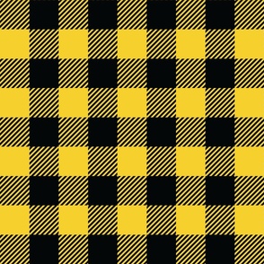 Black and Yellow Check - Large (Fall Rainbow Collection)