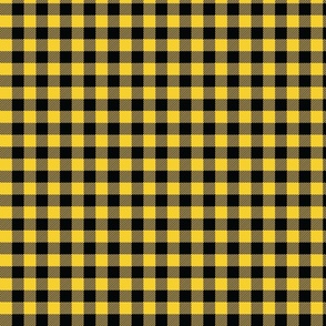 Black and Yellow Check - Small (Fall Rainbow Collection)