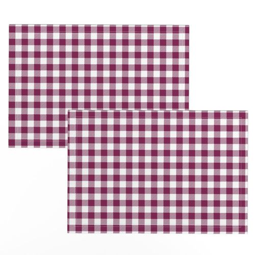 Plum Check - Small (Fall Rainbow Collection)