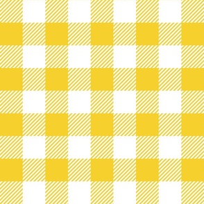 Yellow Check - Large (Fall Rainbow Collection)