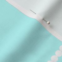 duo stripe (aqua)