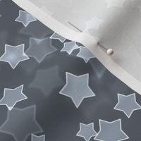 Starry Bokeh Pattern - Slate Grey Color