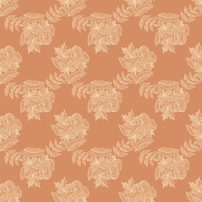 Squirrel Autumn Lace Terracotta SPSQFall21