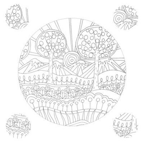 F21 003'1'1 C - Embroidery Template - Landscape