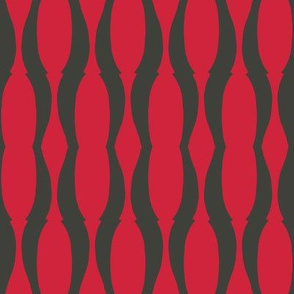 Deco Red and Dark Grey