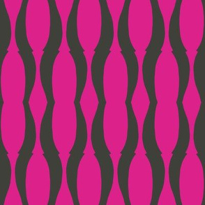 Deco Hot Pink and Dark Grey