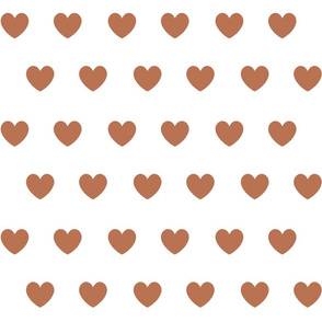 Brown Hearts On White Background Pattern Stock Vector Royalty Free  562272367  Shutterstock