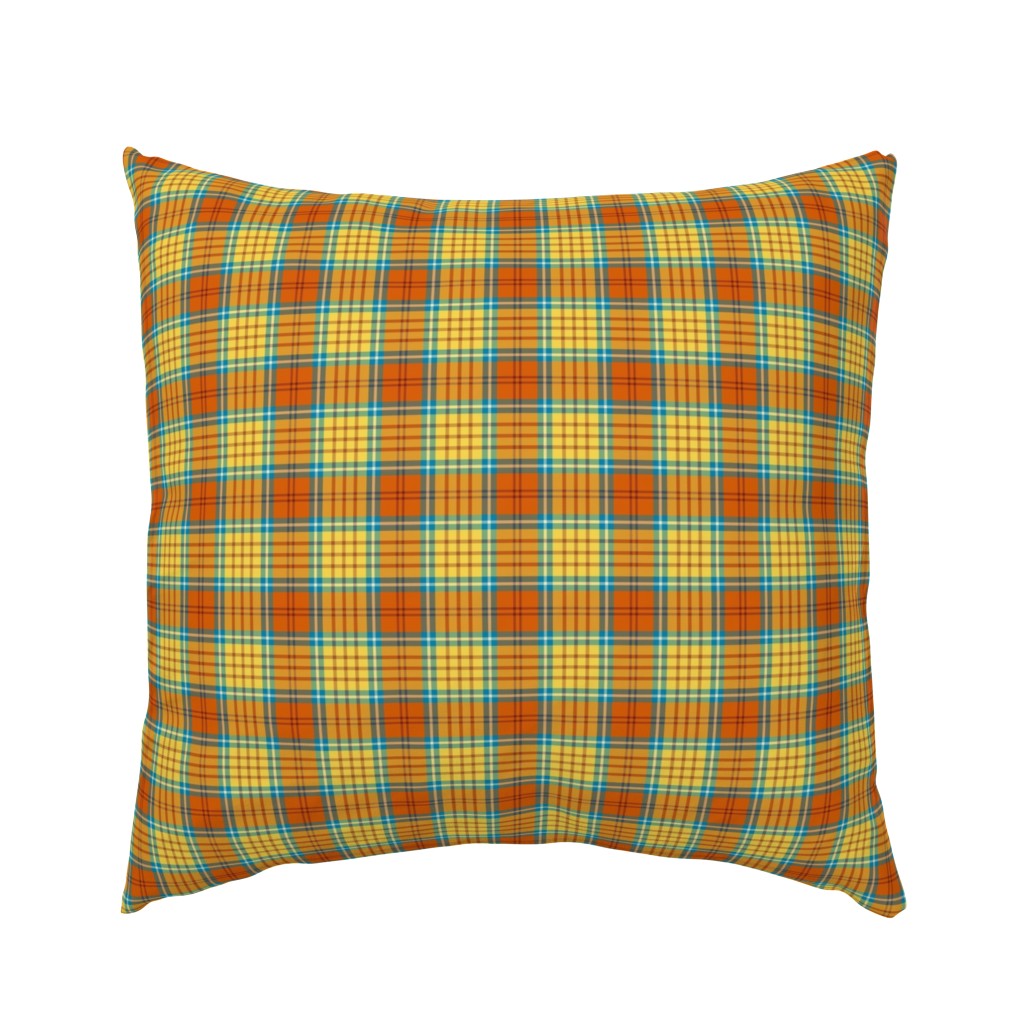 Orange Cream Soda Tartan Twill