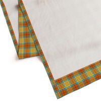 Orange Cream Soda Tartan Twill