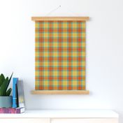 Orange Cream Soda Tartan Twill