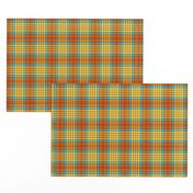 Orange Cream Soda Tartan Twill