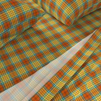 Orange Cream Soda Tartan Twill