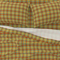 Orange Cream Soda Tartan Twill