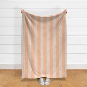Windjammer Rustic Stripes Peach Fuzz and Queen Charlotte