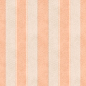 Windjammer Rustic Stripes Peach Fuzz and Queen Charlotte