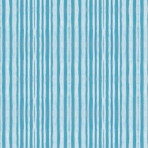 Summer pale blue wiggly stripes small