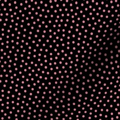 Pink Confetti Dots on Black