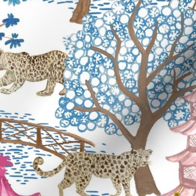 24" _Ruth_Party_Leopards_in_Pagoda_Forest_blue_teal_copy