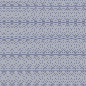 Geometric - Grey and Dusky Blue