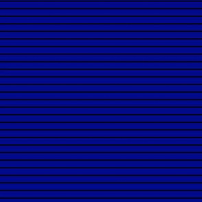 Small Navy Blue Pin Stripe Pattern Horizontal in Black