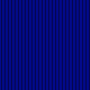 Small Navy Blue Pin Stripe Pattern Vertical in Black