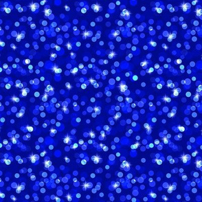 Small Sparkly Bokeh Pattern - Navy Blue Color