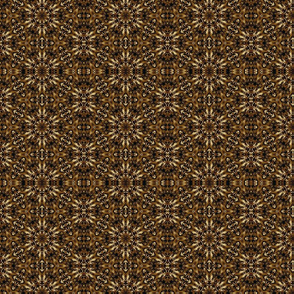 Brown Tone Kaleidoscope Pattern