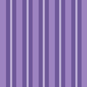 Lavender Purple Stripe Monochromatic Medium