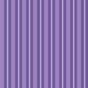 Lavender Purple Stripe Monochromatic Small