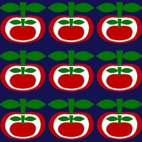 apple in apple　navy