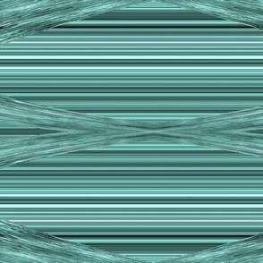  STSS1 - Medium - Southwestern Stripes in Turquoise Medley