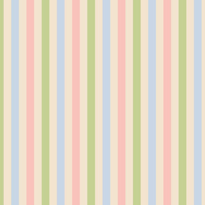 Colorful Multi-Color Stripe Abstract Style Pattern