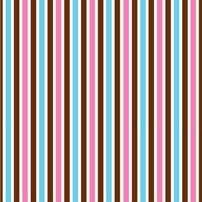 Bright Multi-Color Stripe Striped Abstract Style