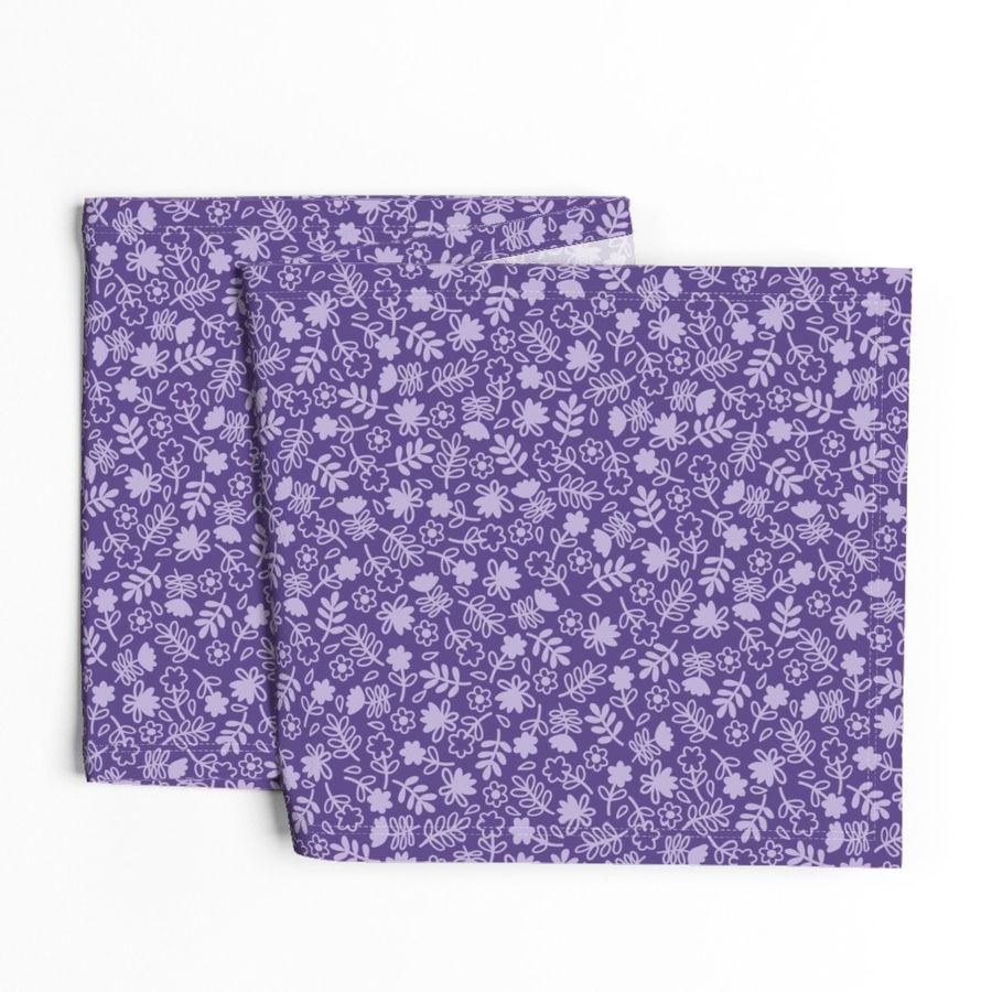 Lavender Flowers with Purple Medium