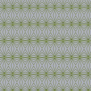 Geometric -Medium Grey and Green