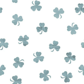 Gray Painted Shamrocks