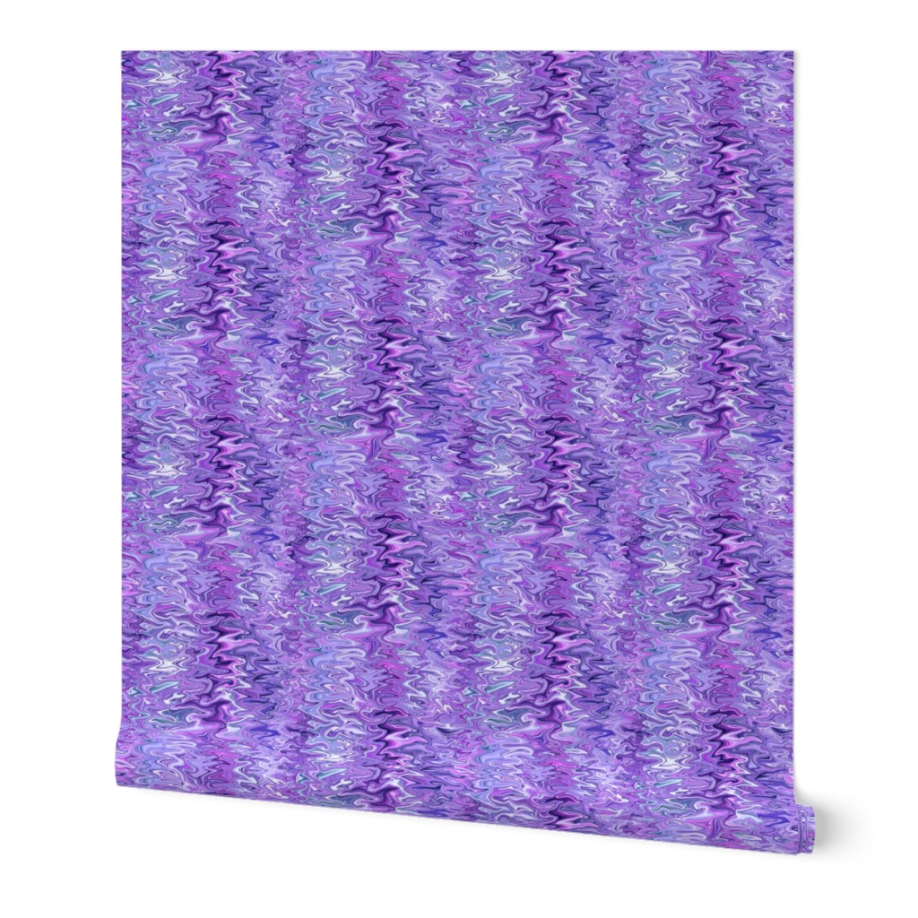 26L - Zigzag Marble Blender with Organic Flow in Violet and Purple