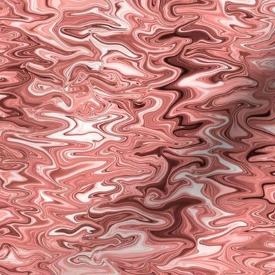 ZGZG34L -  Zigzag Marble Blender with Organic Flow in Rusty Coral Medley