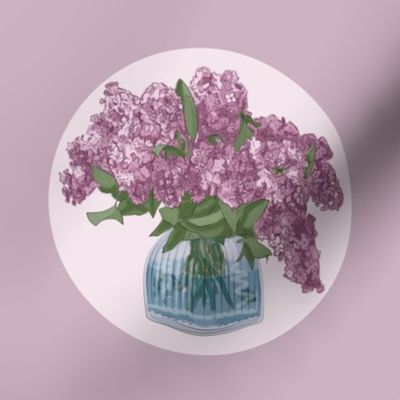lilac in a vase 